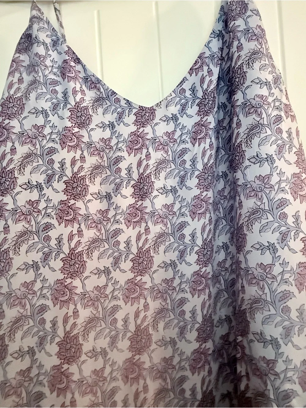 J. Crew Lavender Floral Maxi Dress, beautiful color!
